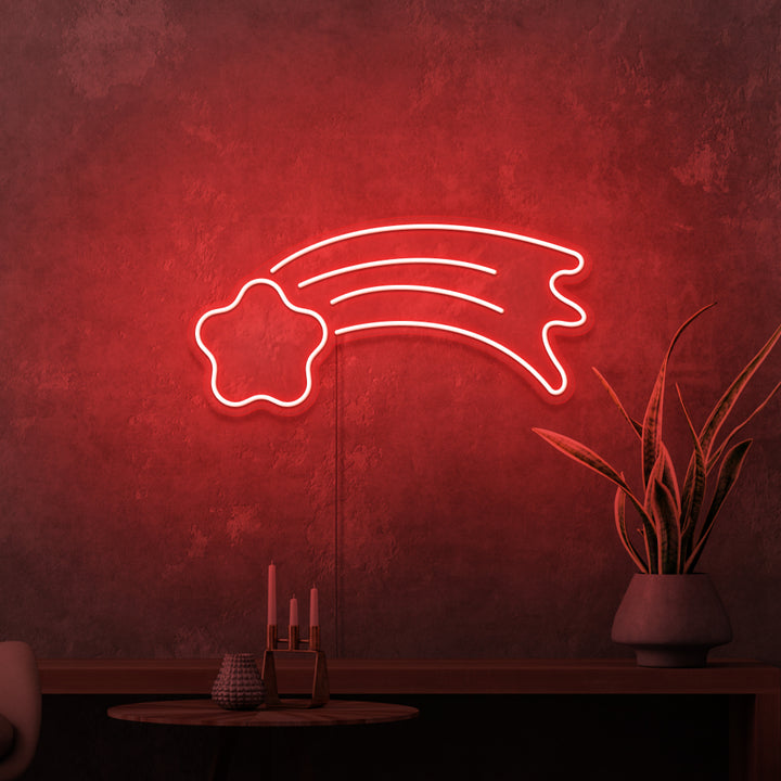 "SHOOTING STAR" MINI NEONSKYLT