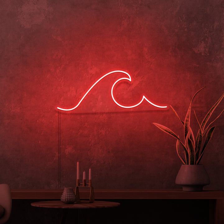 "SURFER WAVE" MINI NEONSKYLT