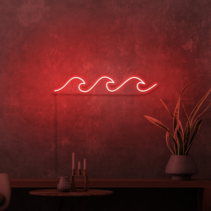 "VÅGOR" MINI NEONSKYLT