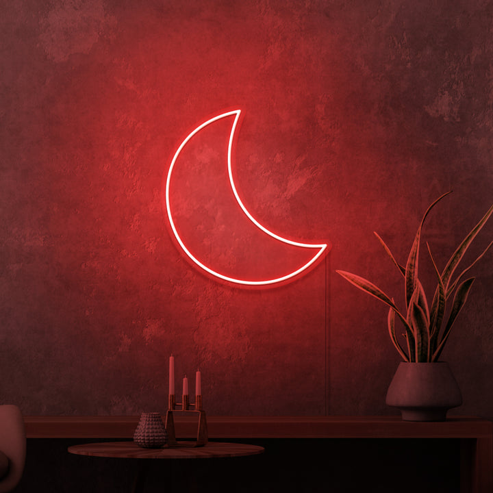 "MÅNEN" MINI NEONSKYLT