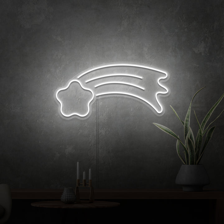 "SHOOTING STAR" MINI NEONSKYLT