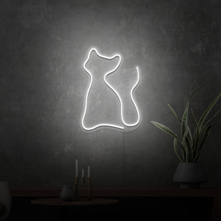 "KITTING" MINI NEONSKYLT