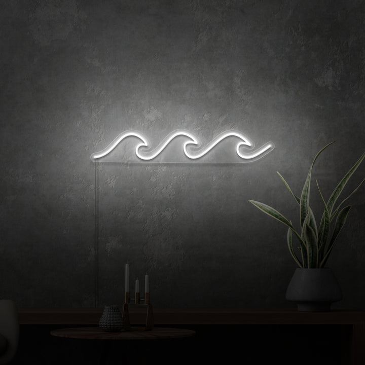 "VÅGOR" MINI NEONSKYLT