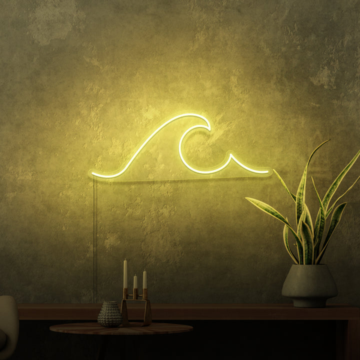 "SURFER WAVE" MINI NEONSKYLT