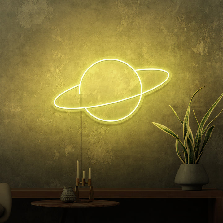 "SATURN" MINI NEONSKYLT